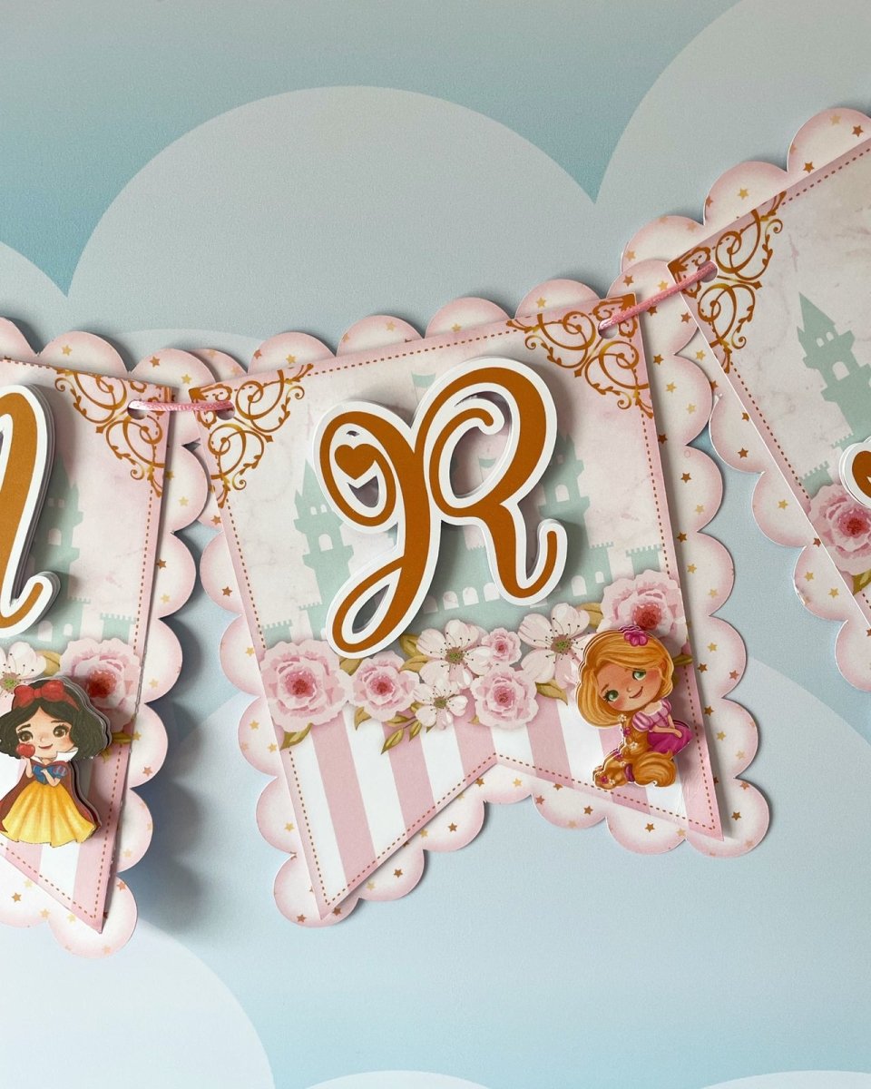 Festa de Aniversário Princesas Disney - Festas Aquarela a melhor decoração de festa de aniversário está aqui!