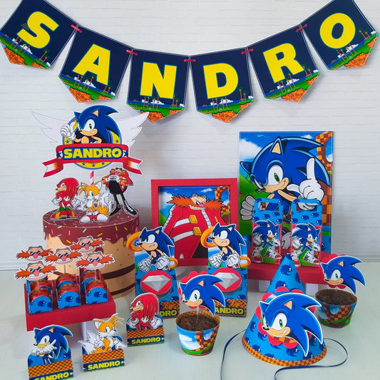 Festa de Aniversário Sonic - Festas Aquarela a melhor decoração de festa de aniversário está aqui!