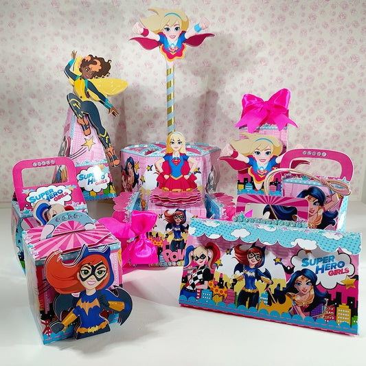 Festa de Aniversário Super Hero Girls - Festas Aquarela a melhor decoração de festa de aniversário está aqui!