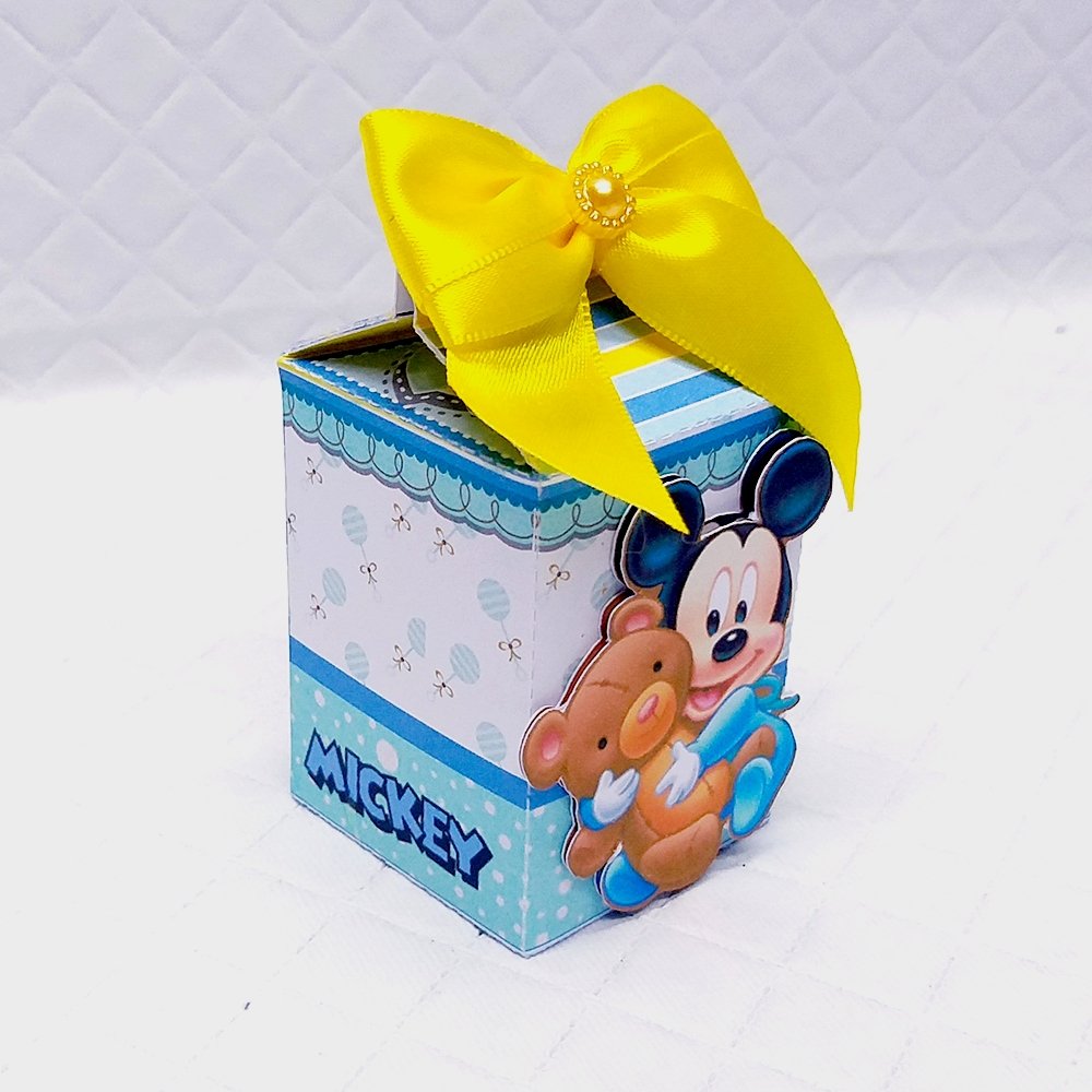 Festa na caixa Mickey - Festas Aquarela a melhor decoração de festa de aniversário está aqui!